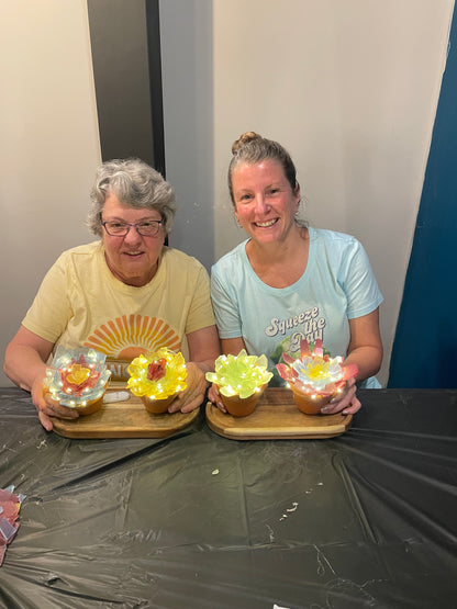 03/04/26 Seaglass Succulent Trio Workshop at the JB Duke hotel in Durham