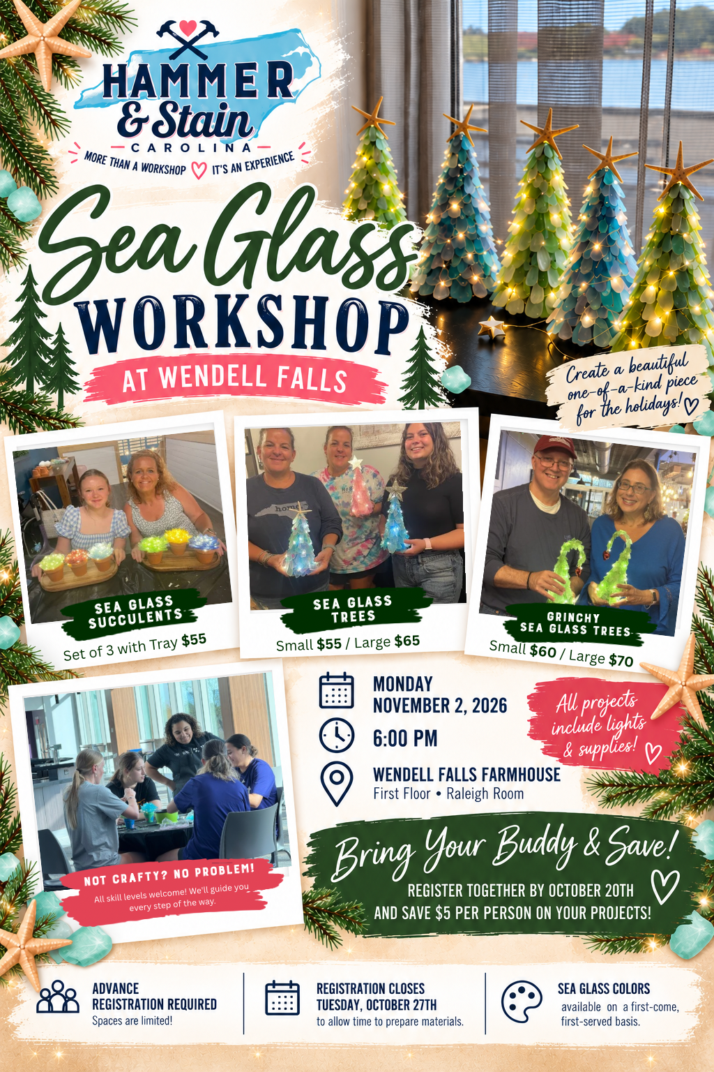 11/02/26 HSC Sea Glass Workshop @ Wendell Falls Community