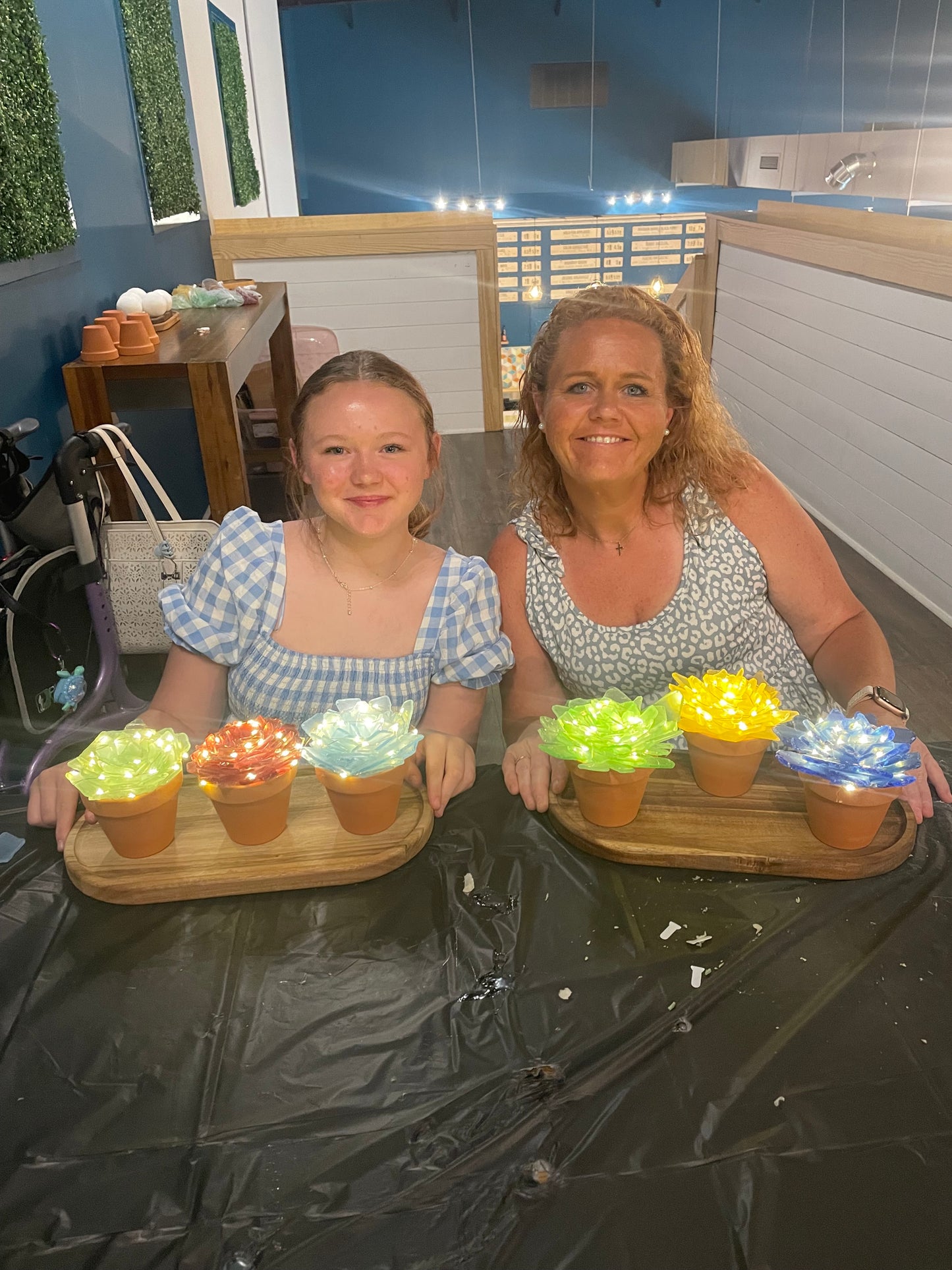 03/04/26 Seaglass Succulent Trio Workshop at the JB Duke hotel in Durham