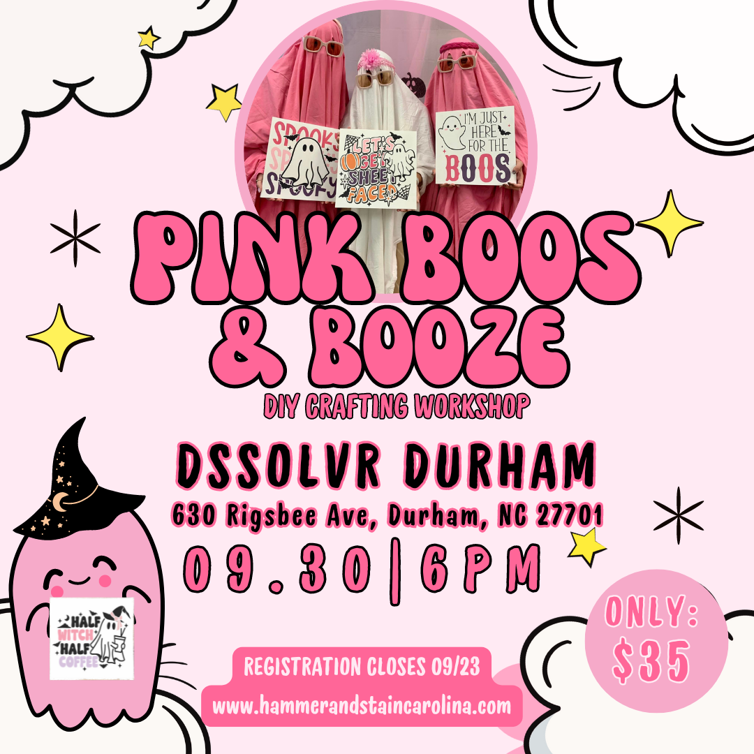 09/30 Pink Boos & Booze at DSSOLVR Durham