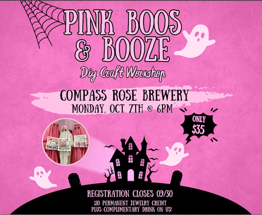 10/07 Pink Boos & Booze at Compass Rose Brewery